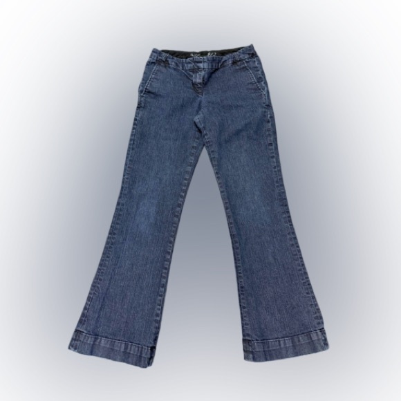 The Limited Denim - The Limited Authentic 917 Boot Cut Jeans Trousers Size 8 Stretch Denim Dark Wash